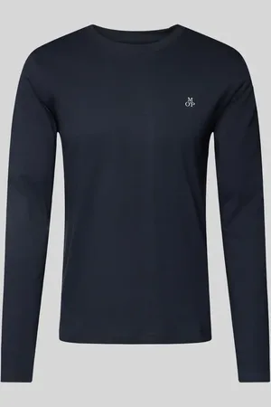 Marc O’ Polo Longsleeve aus Baumwolle mit Label-Print in , Größe M