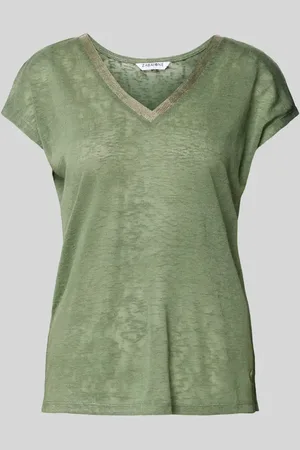 Zabaione T-Shirt mit V-Ausschnitt in , Größe L