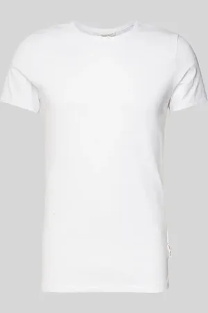 Casual Friday T-Shirt mit geripptem Rundhalsausschnitt in , Größe S