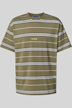 Hugo Blue T-Shirt mit Label-Stitching Modell 