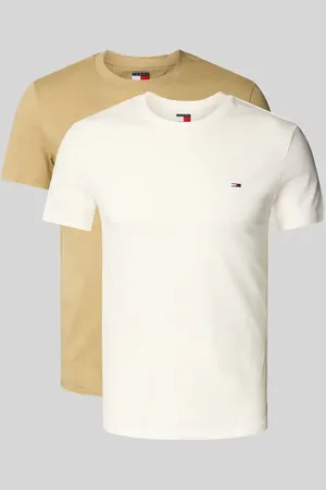 Tommy Hilfiger Slim Fit T-Shirt mit Logo-Badge im 2er-Pack in , Größe L