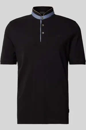 Bugatti Regular Fit Poloshirt mit Stehkragen in , Größe L