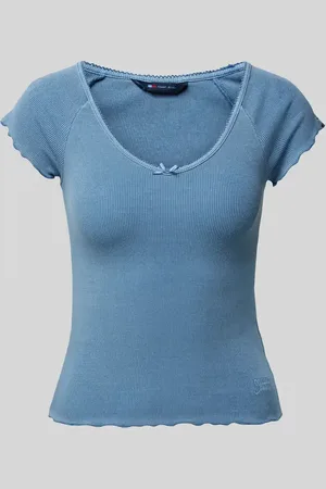 Tommy Hilfiger T-Shirt mit tiefem U-Ausschnitt in , Größe S