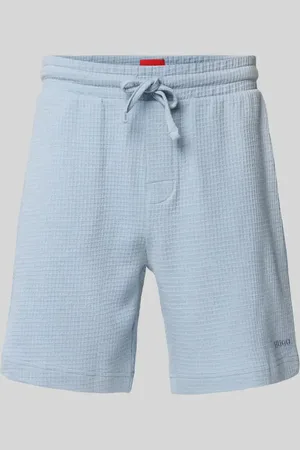 HUGO BOSS Regular Fit Sweatshorts mit Strukturmuster Modell 