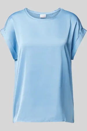 VILA Regular Fit Blusenshirt mit Kappärmeln Modell 