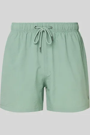 McNeal Relaxed Fit Badeshorts mit Logo-Stitching in , Größe L