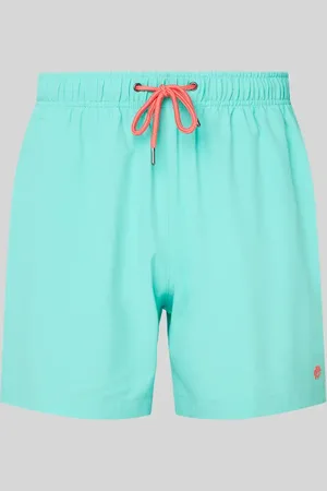 McNeal Relaxed Fit Badeshorts mit Logo-Stitching in , Größe L