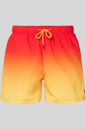 McNeal Relaxed Fit Badeshorts mit Logo-Stitching in , Größe L