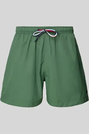 McNeal Relaxed Fit Badeshorts mit Logo-Stitching in , Größe L