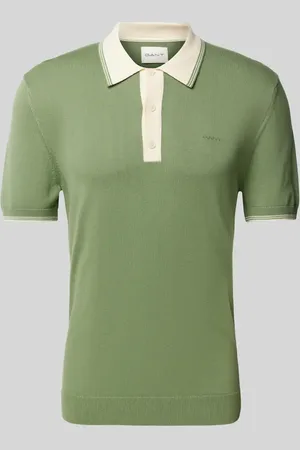 GANT Slim Fit Poloshirt mit Label-Stitching in , Größe 4XL