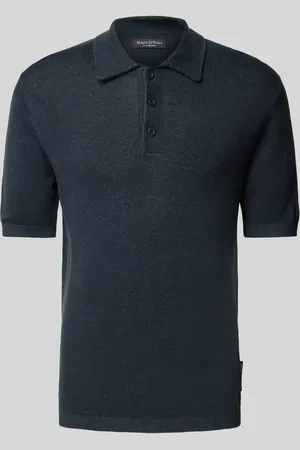 Marc O’ Polo Regular Fit Poloshirt aus Leinen-Baumwoll-Mix in , Größe L