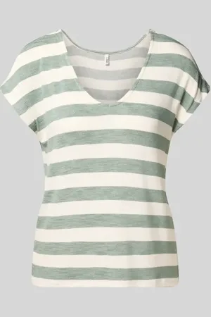 ONLY Relaxed Fit T-Shirt aus fein gestricktem Viskose-Mix Modell 