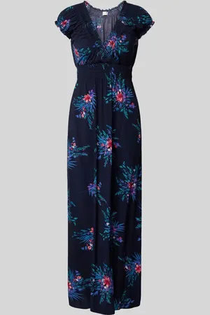 Apricot Maxikleid aus reiner Viskose in , Größe L