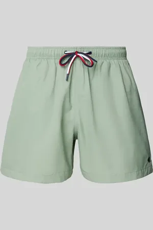 McNeal Relaxed Fit Badeshorts mit Logo-Stitching in , Größe L