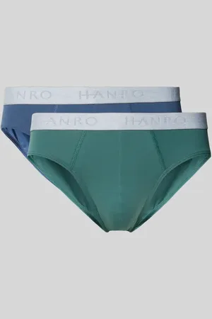 Hanro Slip mit elastischem Label-Bund im 2er-Pack in , Größe L