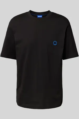 Hugo Blue T-Shirt mit Logo-Badge Modell 