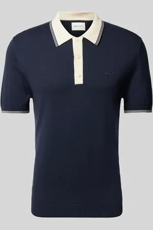 GANT Slim Fit Poloshirt mit Label-Stitching in , Größe 4XL