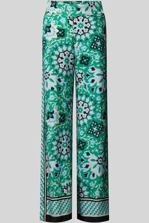 Comma, Straight Leg Stoffhose mit elastischem Bund in , Größe 36/32