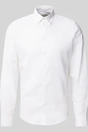 Casual Friday Regular Fit Leinenhemd mit Button-Down-Kragen Modell 