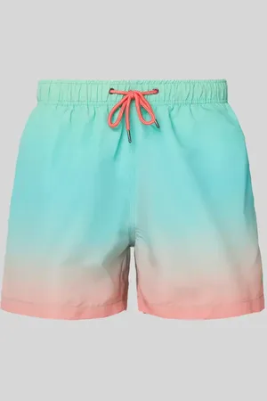 McNeal Relaxed Fit Badeshorts mit Logo-Stitching in , Größe L