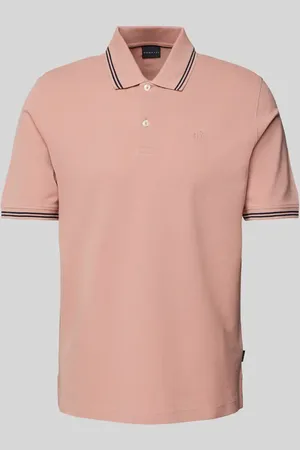 Bugatti Regular Fit Poloshirt mit Label-Detail in , Größe L