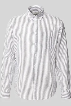 Casual Friday Regular Fit Freizeithemd aus Leinen-Baumwoll-Mix Modell 