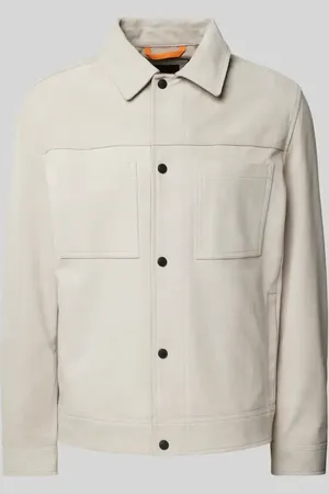 HUGO BOSS Jacke in Leder-Optik Modell 