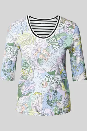 Marc Cain T-Shirt mit 1/2-Ärmel in , Größe 34