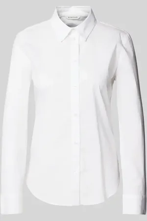 TOM TAILOR Regular Fit Langarmbluse aus Baumwoll-Mix in , Größe 38