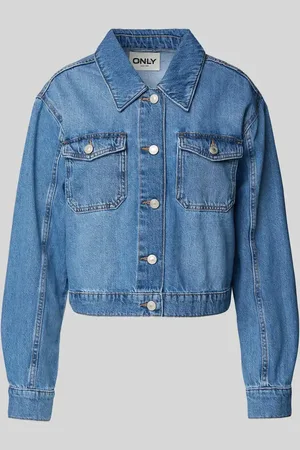 ONLY Regular Fit Jeansjacke aus reiner Baumwolle Modell 