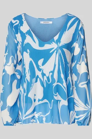 Zabaione Regular Fit Bluse mit Plisseefalten in , Größe L