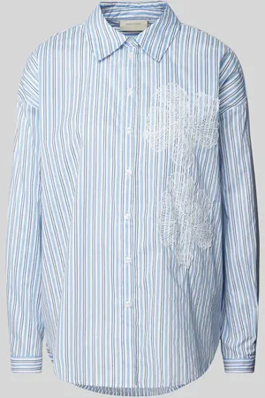 Freequent Regular Fit Bluse mit Spitzenbesatz Modell 