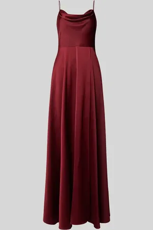 Jake*s Maxikleid aus Satin mit Wasserfall-Ausschnitt in , Größe 34