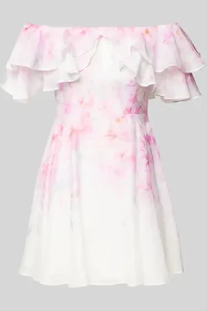 Forever New Cocktailkleid mit Volants in , Größe 32