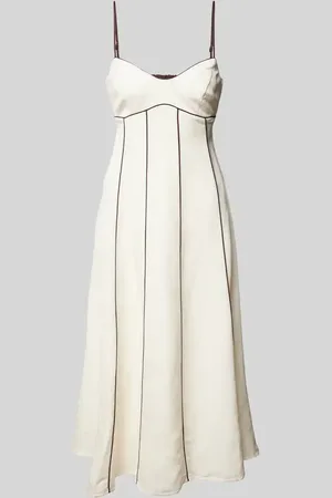 Forever New Leinencocktailkleid mit Spaghettiträgern in , Größe 36