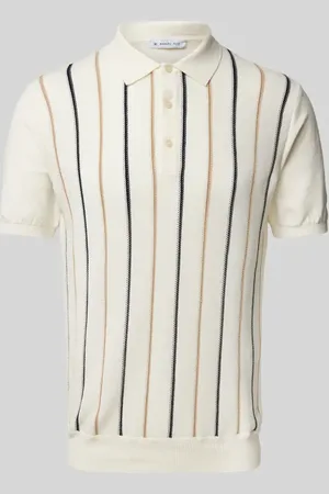 Manuel Ritz Regular Fit Poloshirt mit Logo-Stitching in , Größe L