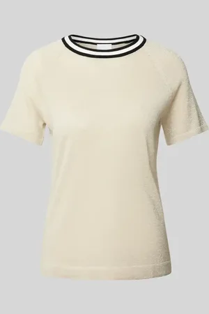 Jake*s T-Shirt mit geripptem Rundhalsausschnitt in , Größe 32
