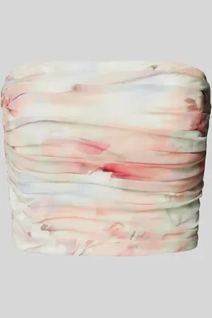 Jake*s Cropped Bandeau-Top mit Raffungen in , Größe 38