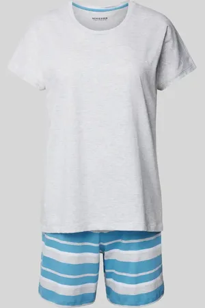 Schiesser Pyjama mit Rundhalsausschnitt Modell 