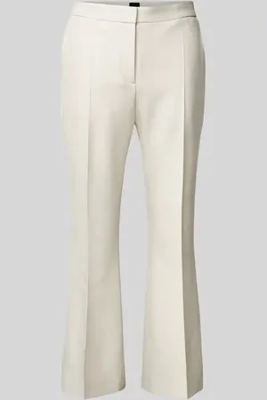 HUGO BOSS Regular Fit Stoffhose mit Bügelfalten Modell 