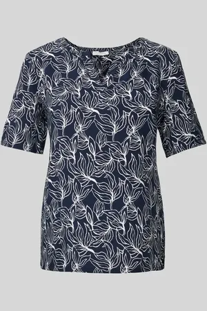 Christian Berg Slim Fit Blusenshirt mit Tunikakragen in , Größe 36