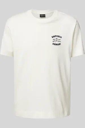 Emporio Armani T-Shirt mit Label-Stitching in , Größe L