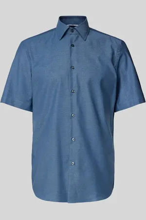 HUGO BOSS Regular Fit Business-Hemd mit 1/2-Arm Modell 