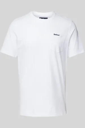 Barbour T-Shirt mit Brusttasche Modell 
