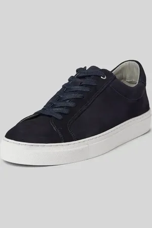 Digel Ledersneaker mit Label-Detail Modell 