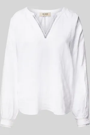 Mos Mosh Bluse aus Leinen-Baumwoll-Mix Modell 