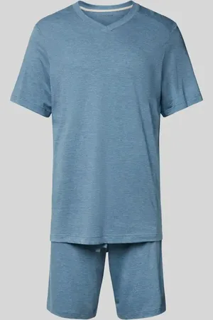 Schiesser Pyjama mit V-Ausschnitt in , Größe 48