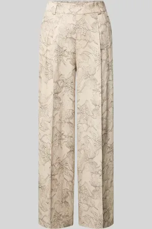 Windsor Wide Leg Bundfaltenhose mit elastischem Bund in , Größe 34