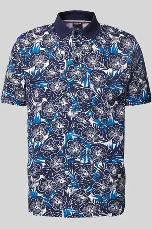 Daniel Hechter Regular Fit Poloshirt mit Label-Print in , Größe L