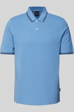 Bugatti Regular Fit Poloshirt mit Label-Detail in , Größe L